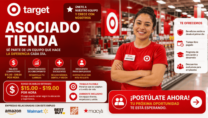 Asociado tienda Target