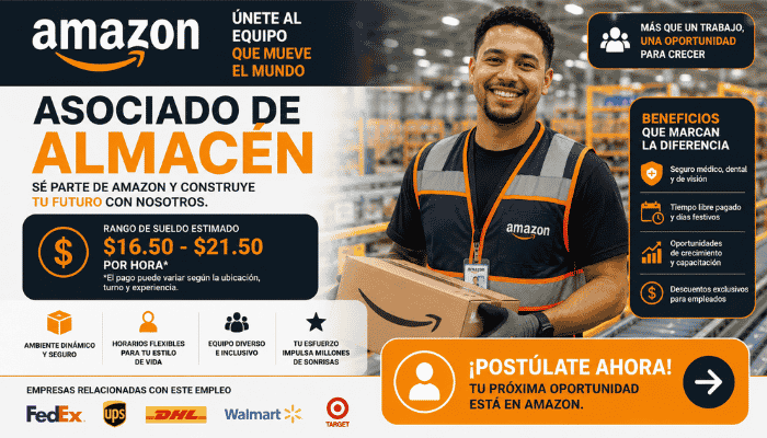Asociado de almacen Amazon