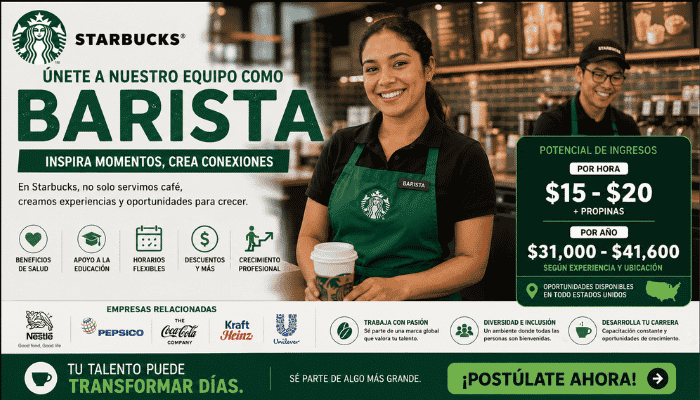 Barista en starbucks